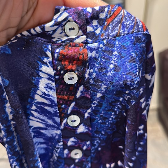 NWT AVA JAMES WOMENS TOP SIZE L MULTICOLOR - Picture 5 of 14